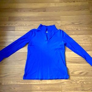 Blue, long sleeve shirt
